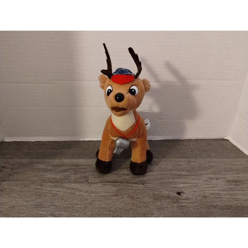 1999 CVS Stuffins Comet Coach Reindeer Rudolph Island Misfit Toy 8" Plush - Picture 2 of 11